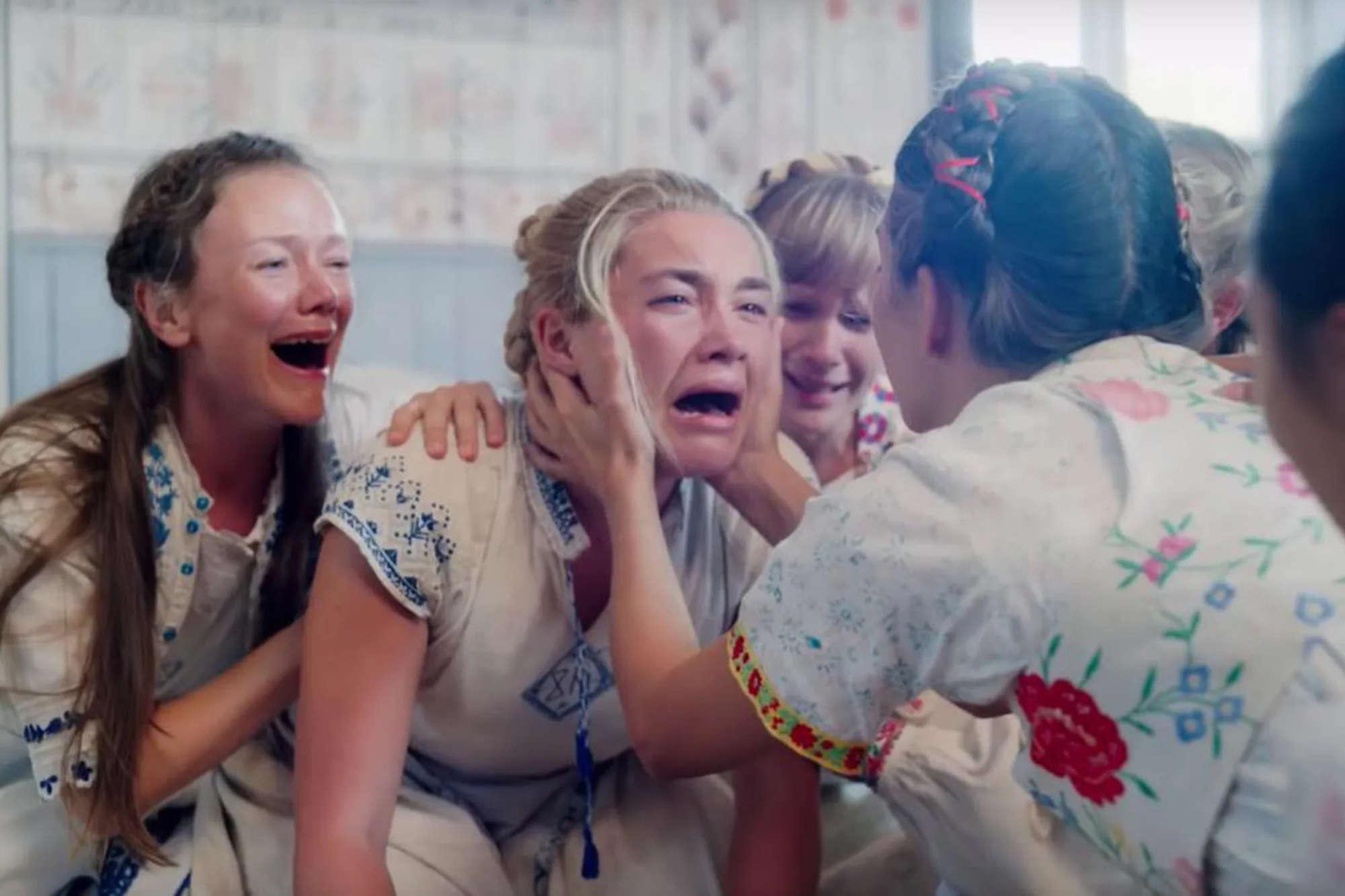 Screencap from Midsommar, one of several horror films discussed in the book "Labors of Fear."